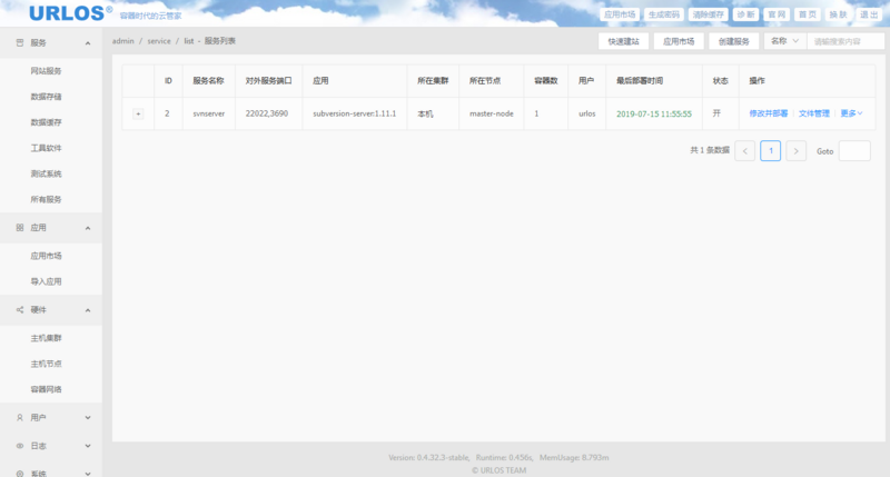 Subversion安装完成